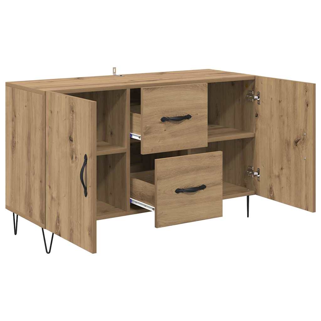 Sideboard Artisan-Eiche 100 x 36 x 60 cm Holzwerkstoff