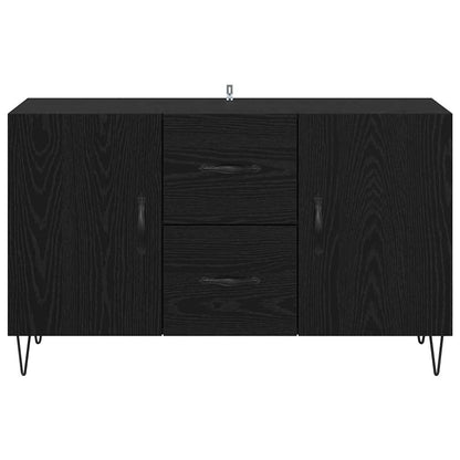 Sideboard Schwarz Eichen-Optik 100 x 36 x 60 cm Holzwerkstoff