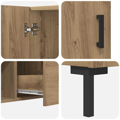 Sideboard Artisan-Eiche 100 x 36 x 60 cm Holzwerkstoff