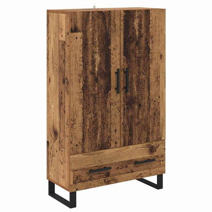 Highboard Altholz 69,5 x 30 x 115 cm Holzwerkstoff