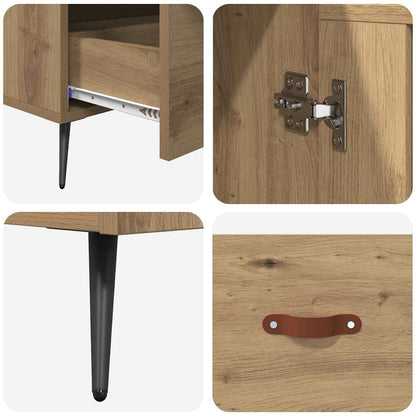 Highboard mit Schubladen Artisan-Eiche 69,5 x 31 x 115 cm