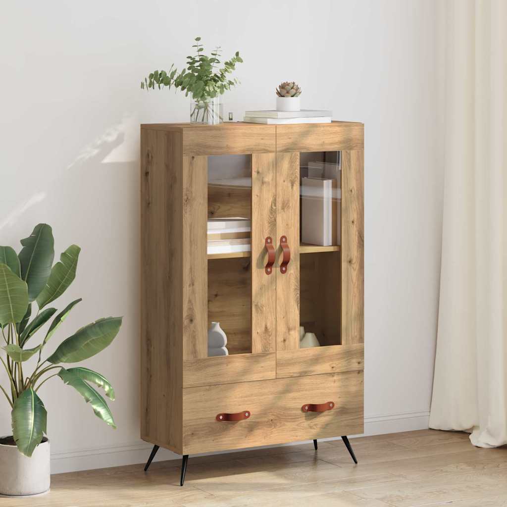 Highboard mit Schubladen Artisan-Eiche 69,5 x 31 x 115 cm