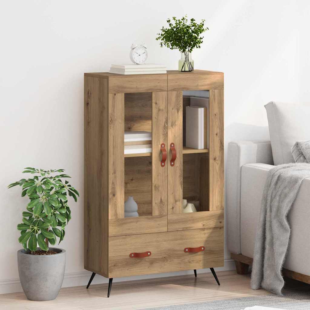 Highboard mit Schubladen Artisan-Eiche 69,5 x 31 x 115 cm