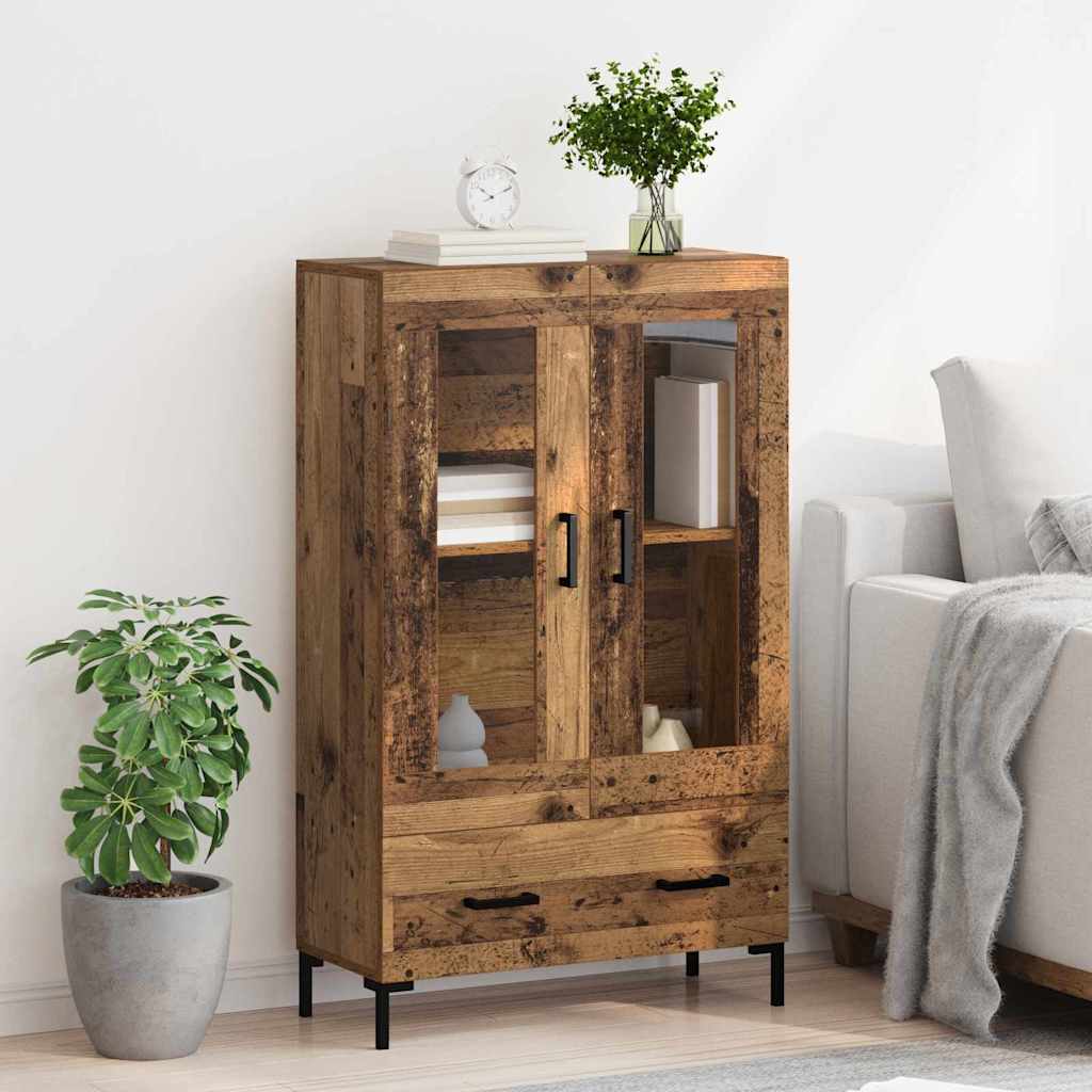vidaXL Highboard Altholz 69,5 x 31 x 115 cm Holzwerkstoff