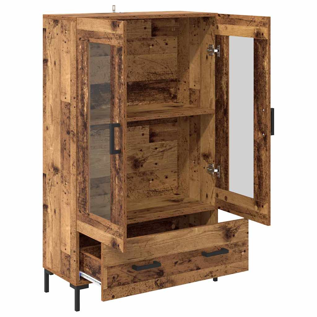 vidaXL Highboard Altholz 69,5 x 31 x 115 cm Holzwerkstoff