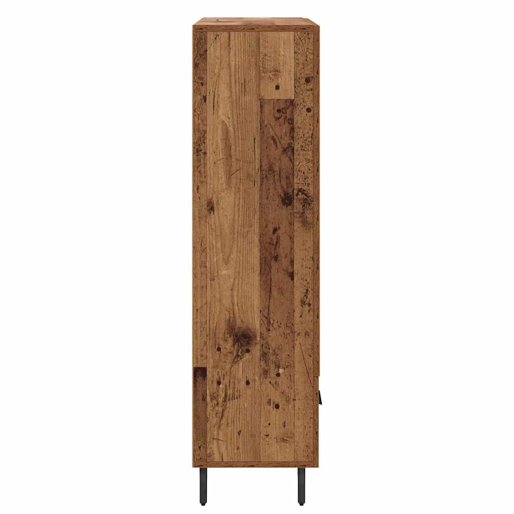 Highboard Altholz 69,5 x 31 x 115 cm Holzwerkstoff