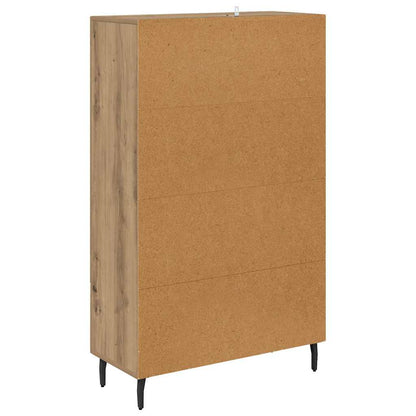 vidaXL Highboard Artisan-Eiche 69,5 x 31 x 115 cm Holzwerkstoff
