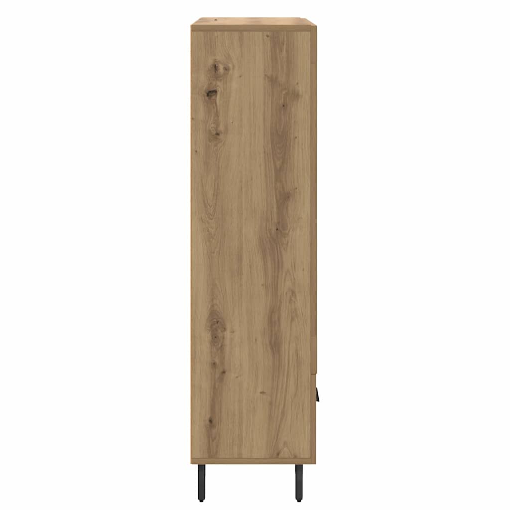 vidaXL Highboard Artisan-Eiche 69,5 x 31 x 115 cm Holzwerkstoff