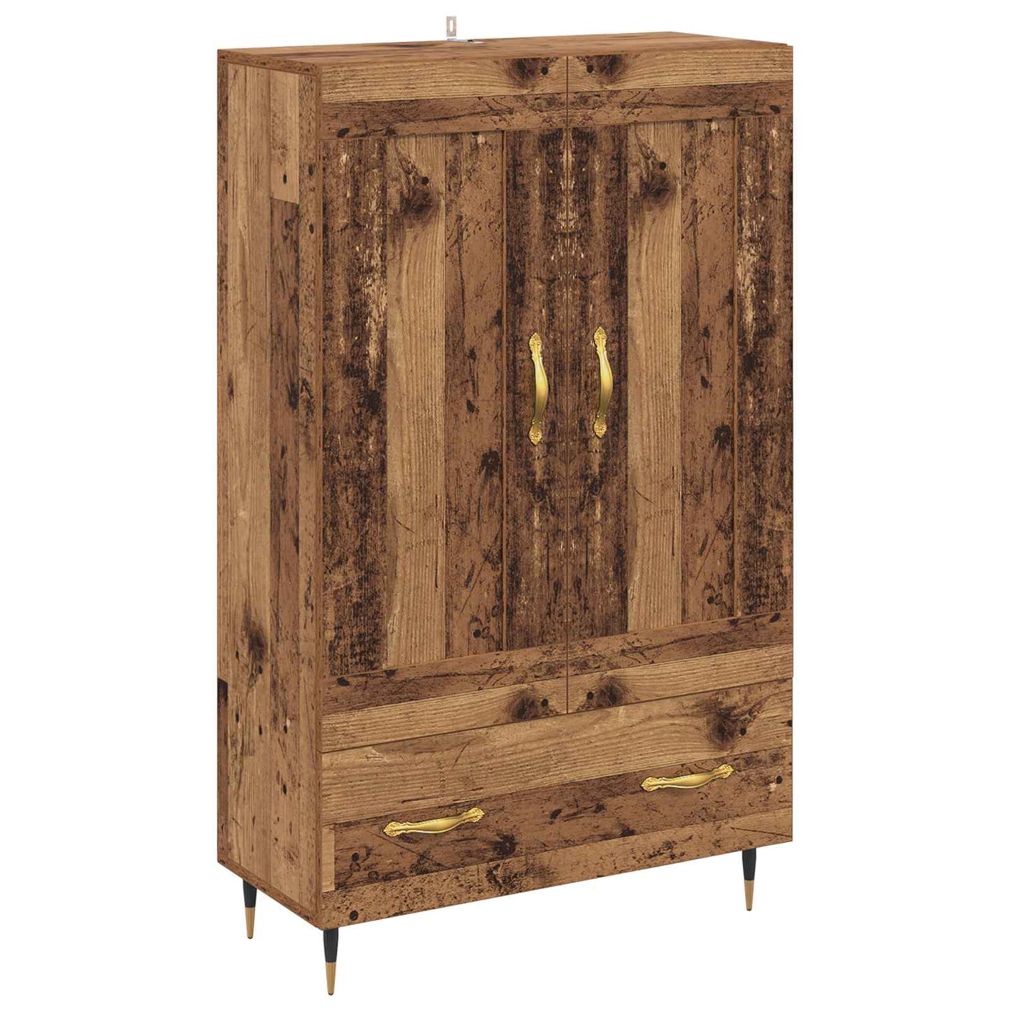 vidaXL Highboard Altholz 69,5 x 31 x 115 cm Holzwerkstoff