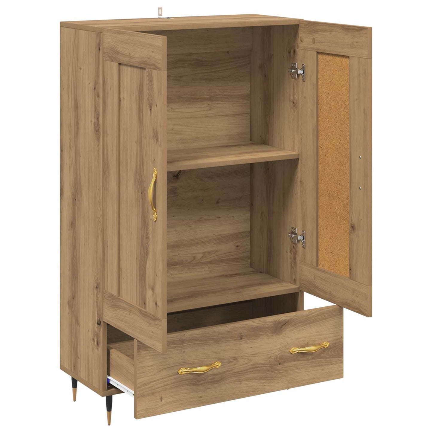 Highboard Artisan-Eiche 69,5 x 31 x 115 cm Holzwerkstoff