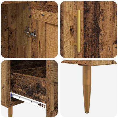 vidaXL Highboard Altholz 69,5 x 31 x 115 cm Holzwerkstoff