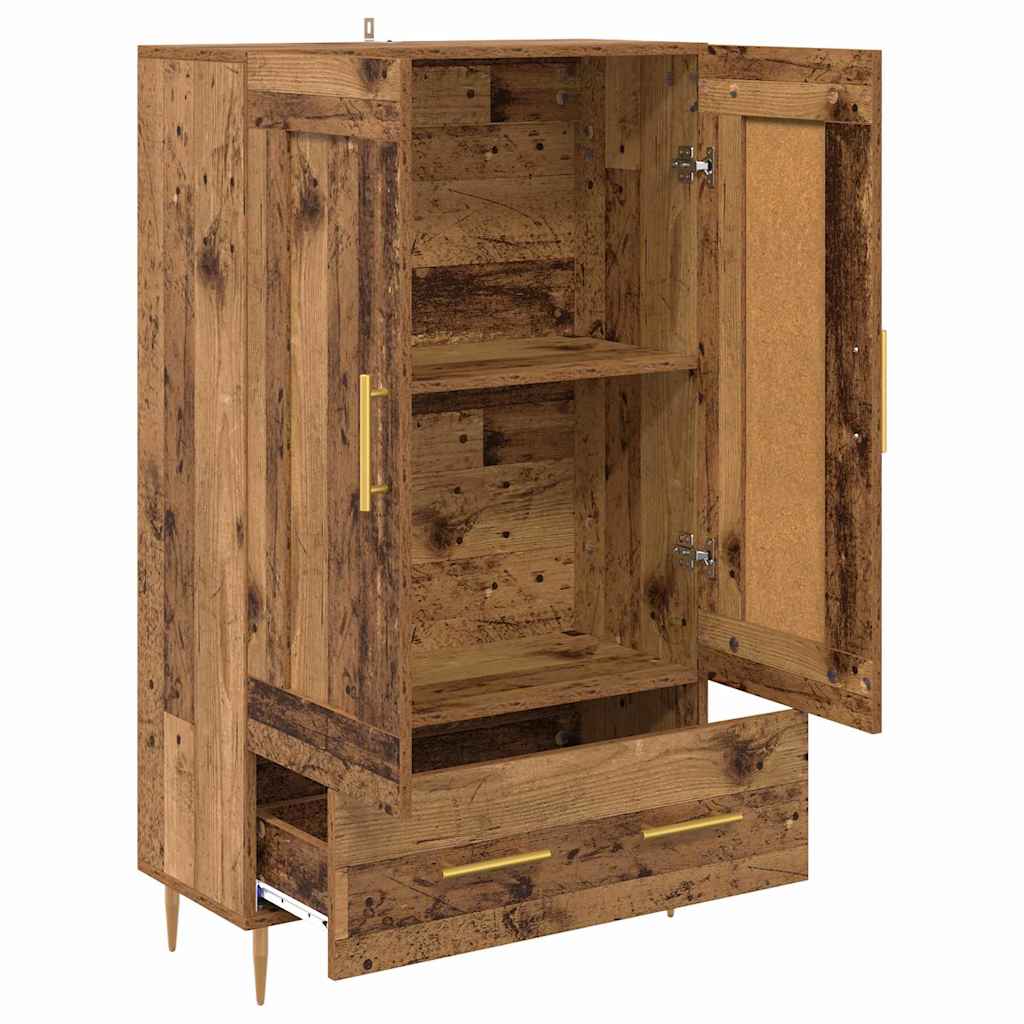 vidaXL Highboard Altholz 69,5 x 31 x 115 cm Holzwerkstoff