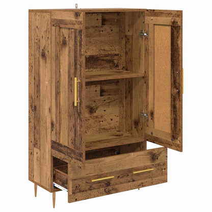 vidaXL Highboard Altholz 69,5 x 31 x 115 cm Holzwerkstoff