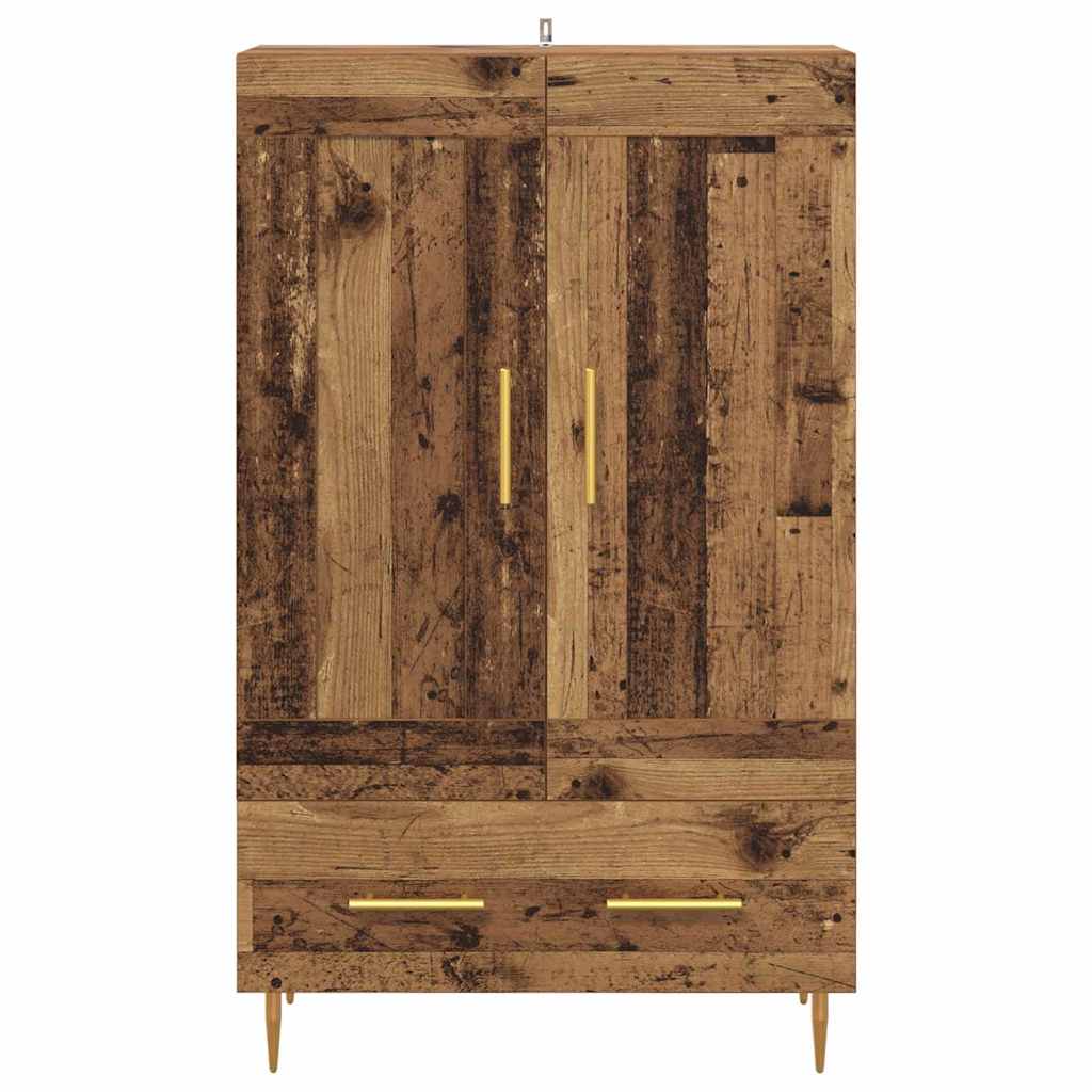 vidaXL Highboard Altholz 69,5 x 31 x 115 cm Holzwerkstoff
