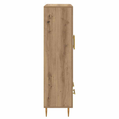 vidaXL Highboard Artisan-Eiche 69,5 x 31 x 115 cm Holzwerkstoff