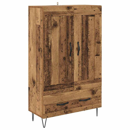 Highboard Altholz 69,5 x 31 x 115 cm Holzwerkstoff