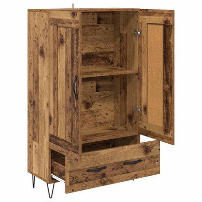 Highboard Altholz 69,5 x 31 x 115 cm Holzwerkstoff