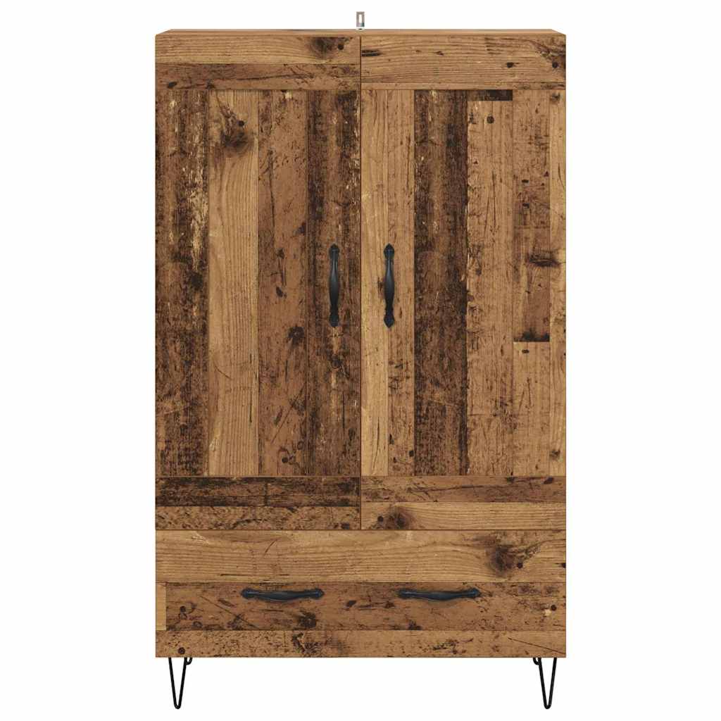 Highboard Altholz 69,5 x 31 x 115 cm Holzwerkstoff