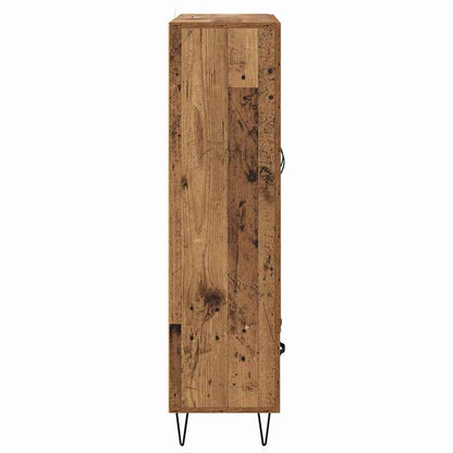 Highboard Altholz 69,5 x 31 x 115 cm Holzwerkstoff