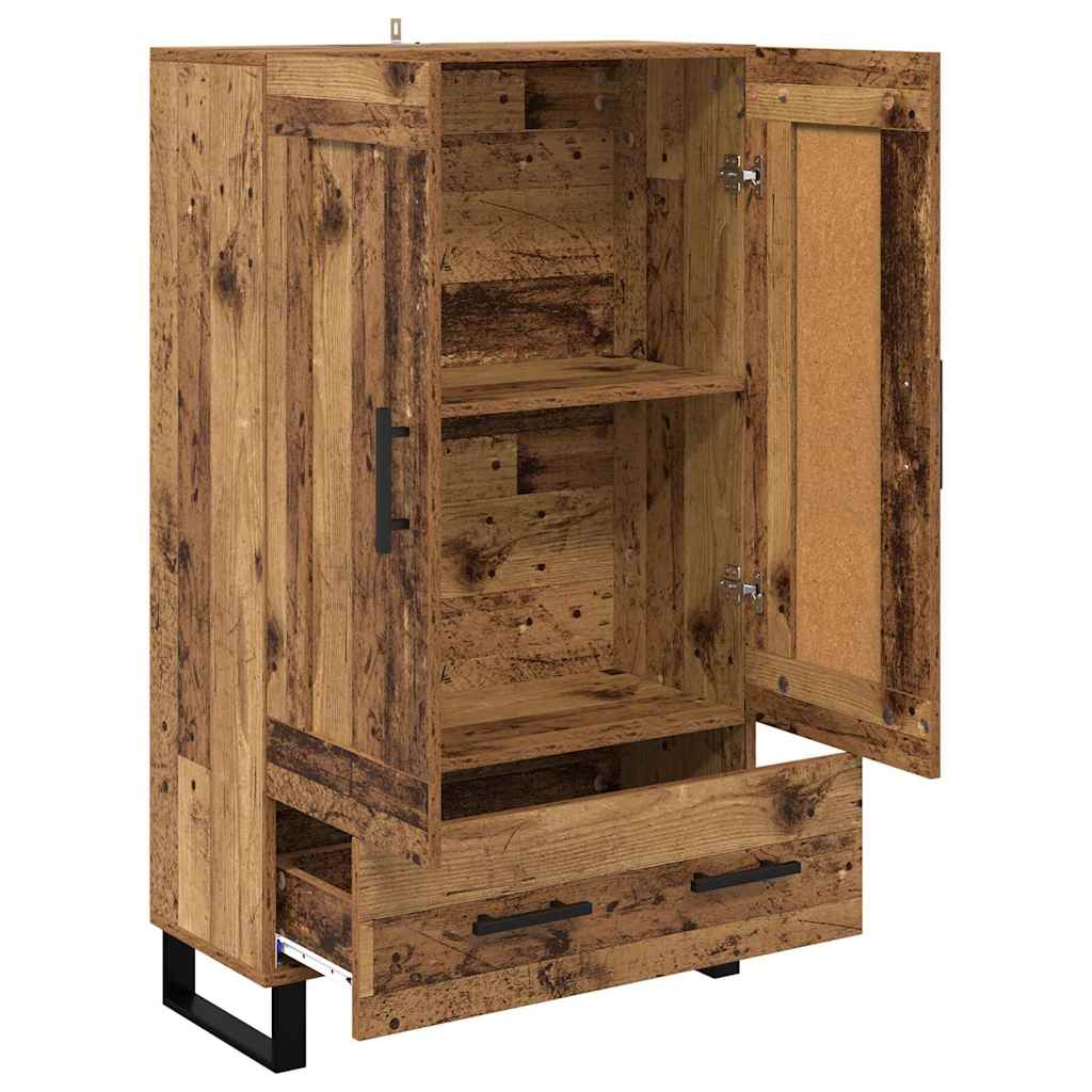 vidaXL Highboard Altholz 69,5 x 31 x 115 cm Holzwerkstoff