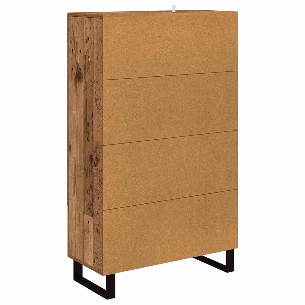 vidaXL Highboard Altholz 69,5 x 31 x 115 cm Holzwerkstoff