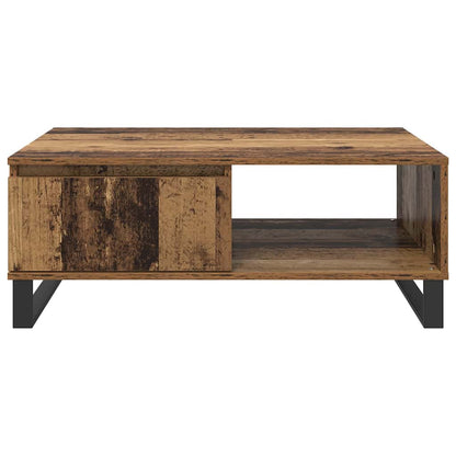 vidaXL Couchtisch Altholz 90 x 60 x 35 cm Holzwerkstoff