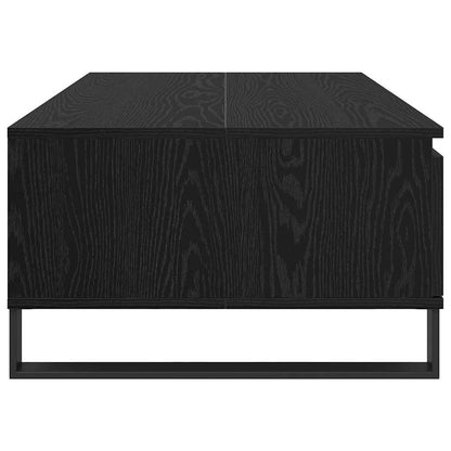 vidaXL Couchtisch Schwarz Eichen-Optik 90 x 60 x 35 cm Holzwerkstoff