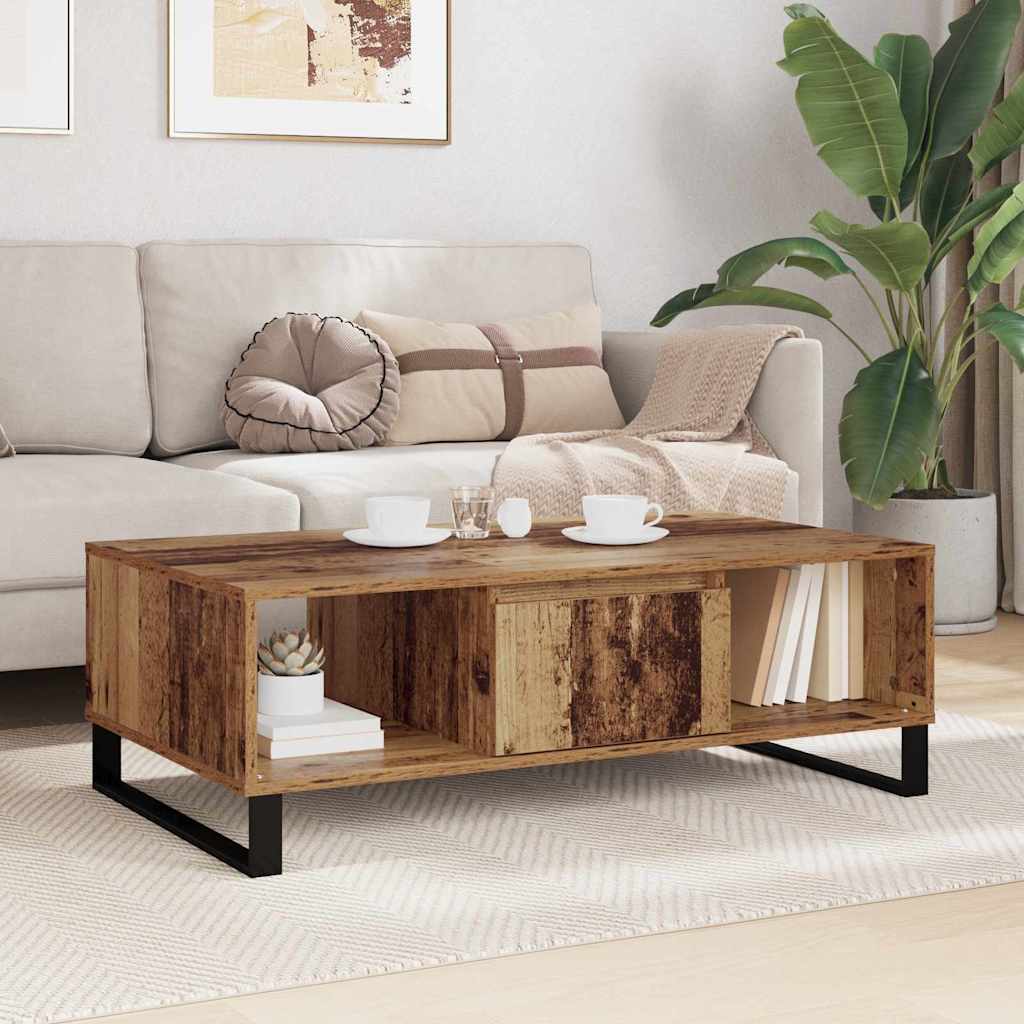 Couchtisch Altholz 104 x 60 x 35 cm Holzwerkstoff
