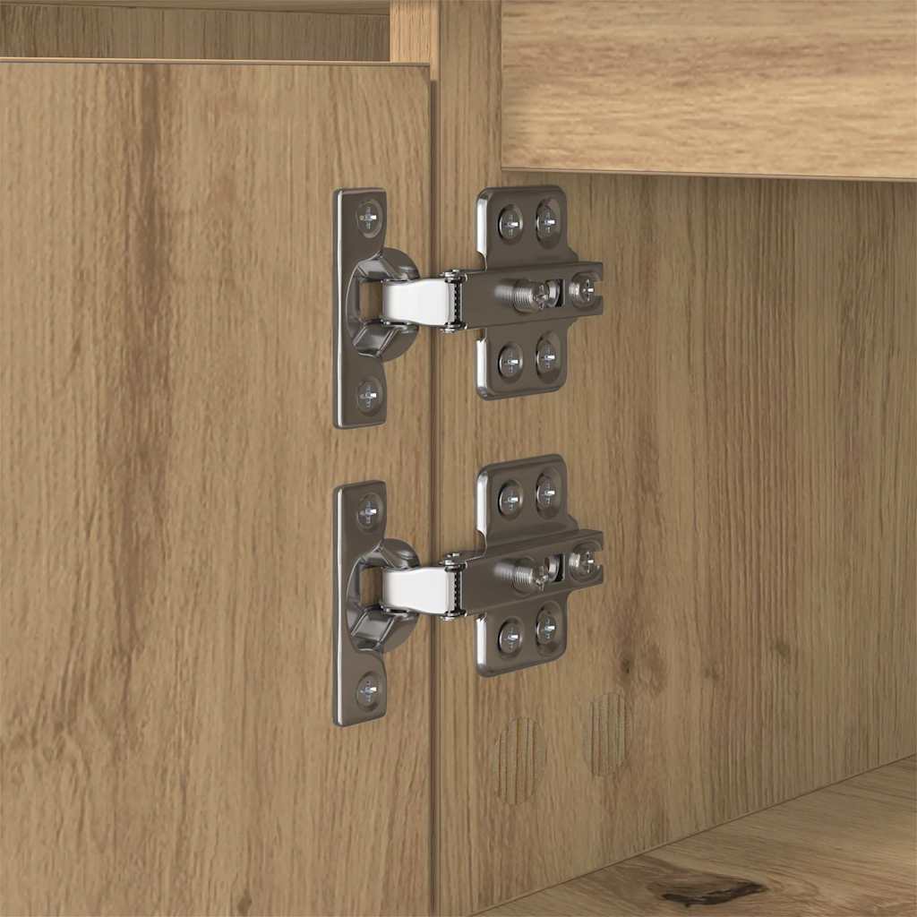 vidaXL Couchtisch Artisan-Eiche 104 x 60 x 35 cm Holzwerkstoff