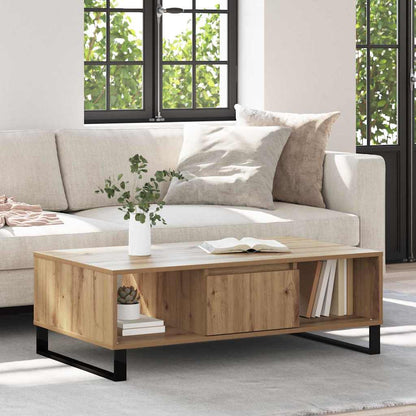 vidaXL Couchtisch Artisan-Eiche 104 x 60 x 35 cm Holzwerkstoff