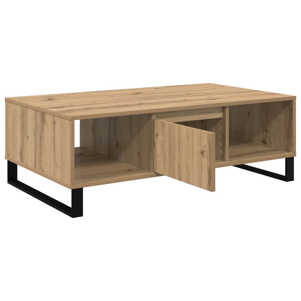 vidaXL Couchtisch Artisan-Eiche 104 x 60 x 35 cm Holzwerkstoff