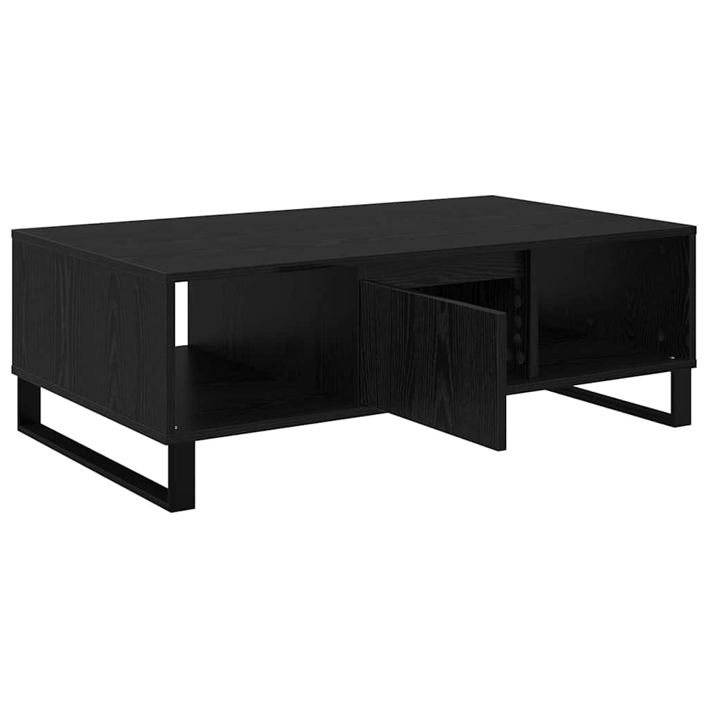 Couchtisch Schwarz Eichen-Optik 104 x 60 x 35 cm Holzwerkstoff