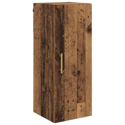 vidaXL Wandschrank Altholz 34,5 x 34 x 90 cm Holzwerkstoff