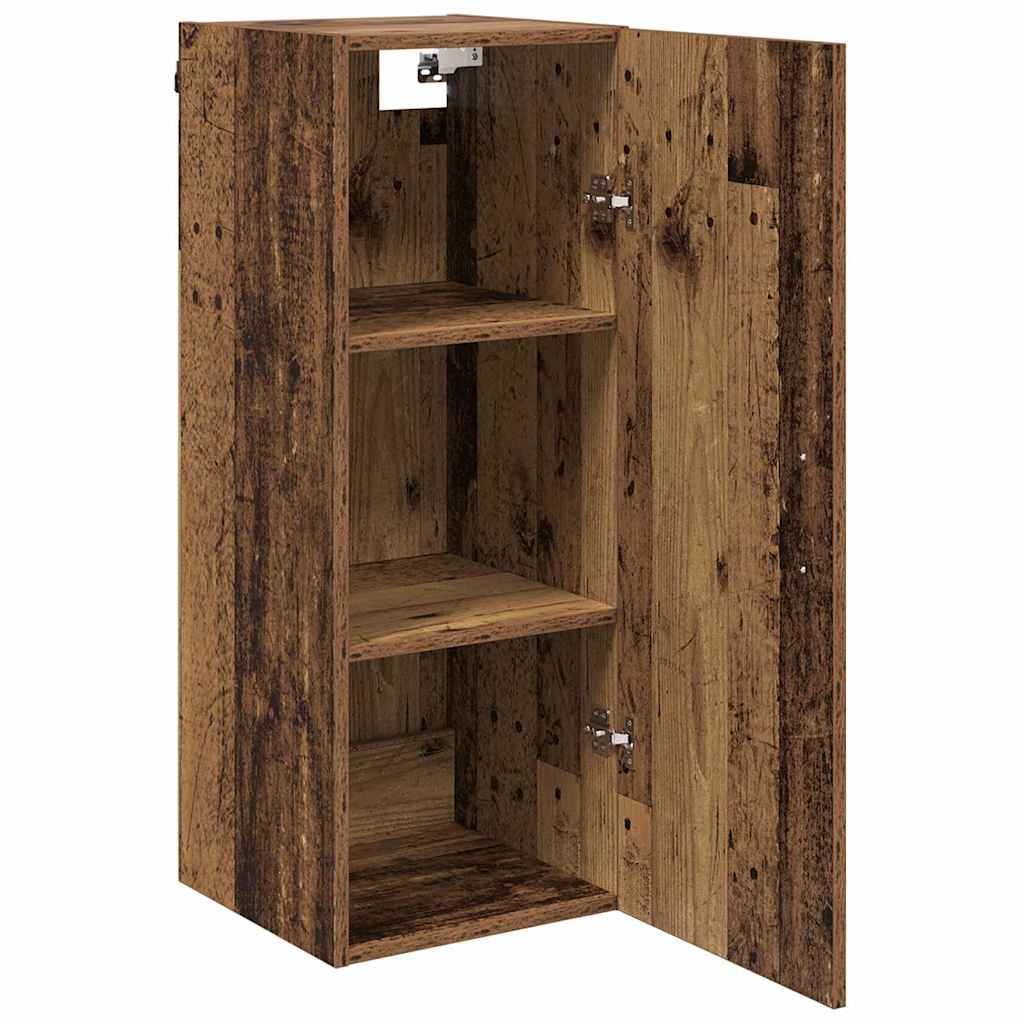 vidaXL Wandschrank Altholz 34,5 x 34 x 90 cm Holzwerkstoff