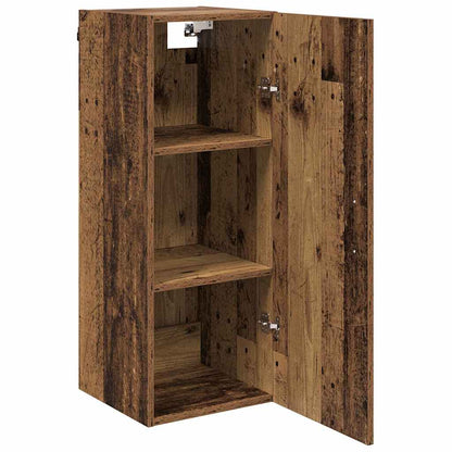 vidaXL Wandschrank Altholz 34,5 x 34 x 90 cm Holzwerkstoff