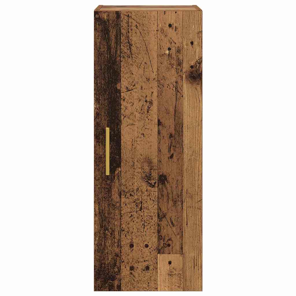 vidaXL Wandschrank Altholz 34,5 x 34 x 90 cm Holzwerkstoff