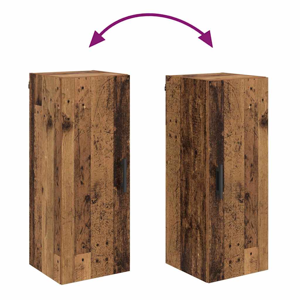 Wandschrank Altholz 34,5 x 34 x 90 cm Holzwerkstoff