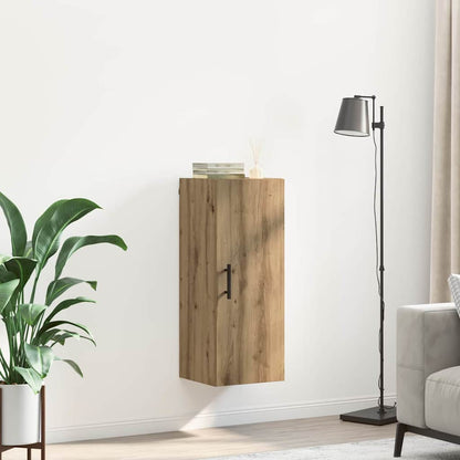 vidaXL Wandschrank Artisan-Eiche 34,5 x 34 x 90 cm Holzwerkstoff