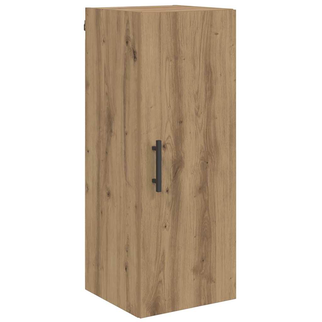 vidaXL Wandschrank Artisan-Eiche 34,5 x 34 x 90 cm Holzwerkstoff