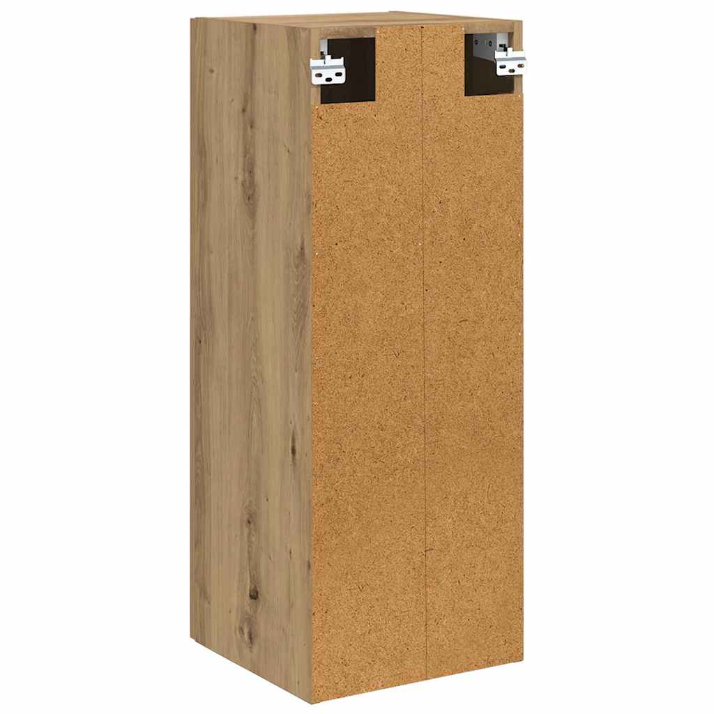 vidaXL Wandschrank Artisan-Eiche 34,5 x 34 x 90 cm