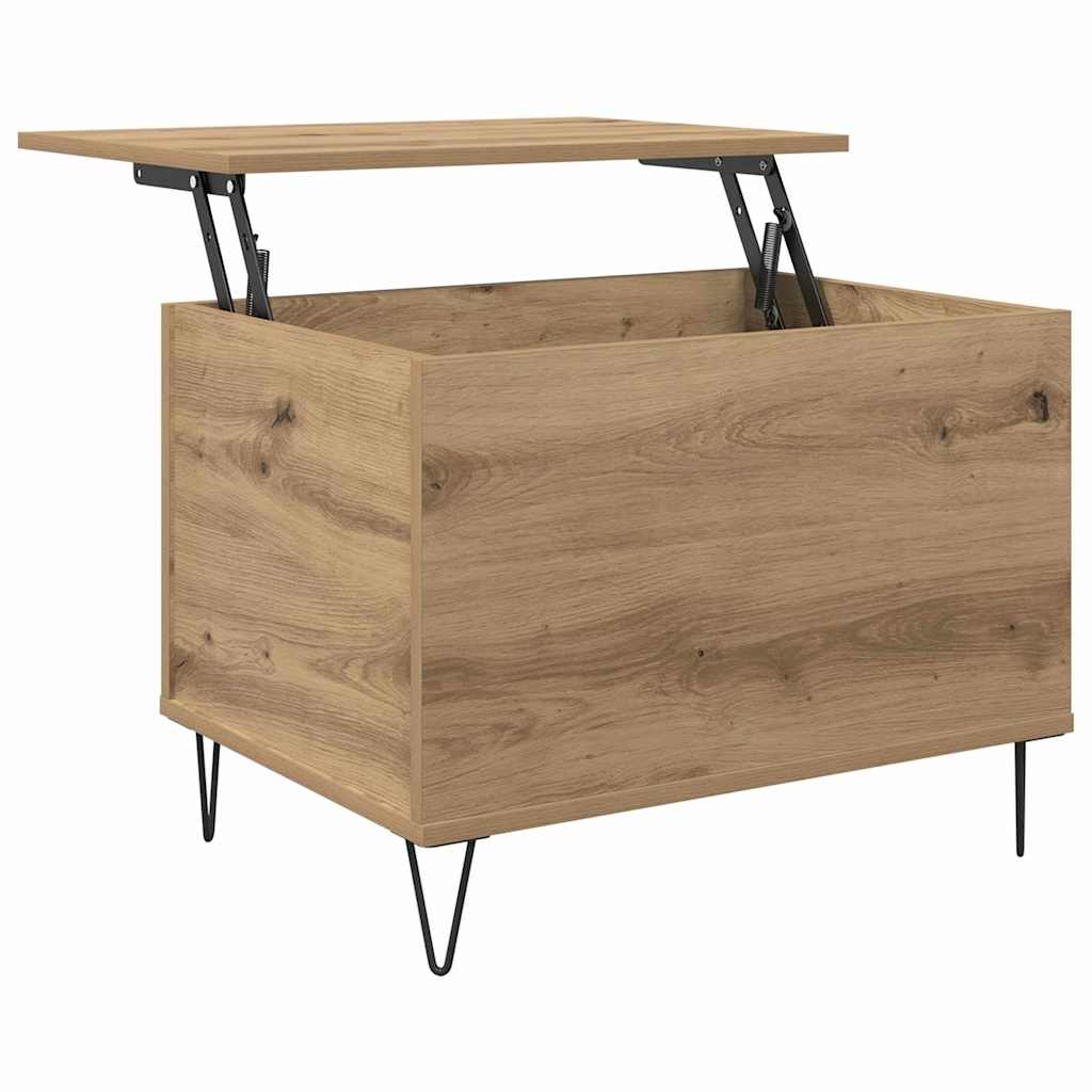 vidaXL Couchtisch Artisan-Eiche 60 x 44,5 x 45 cm Holzwerkstoff