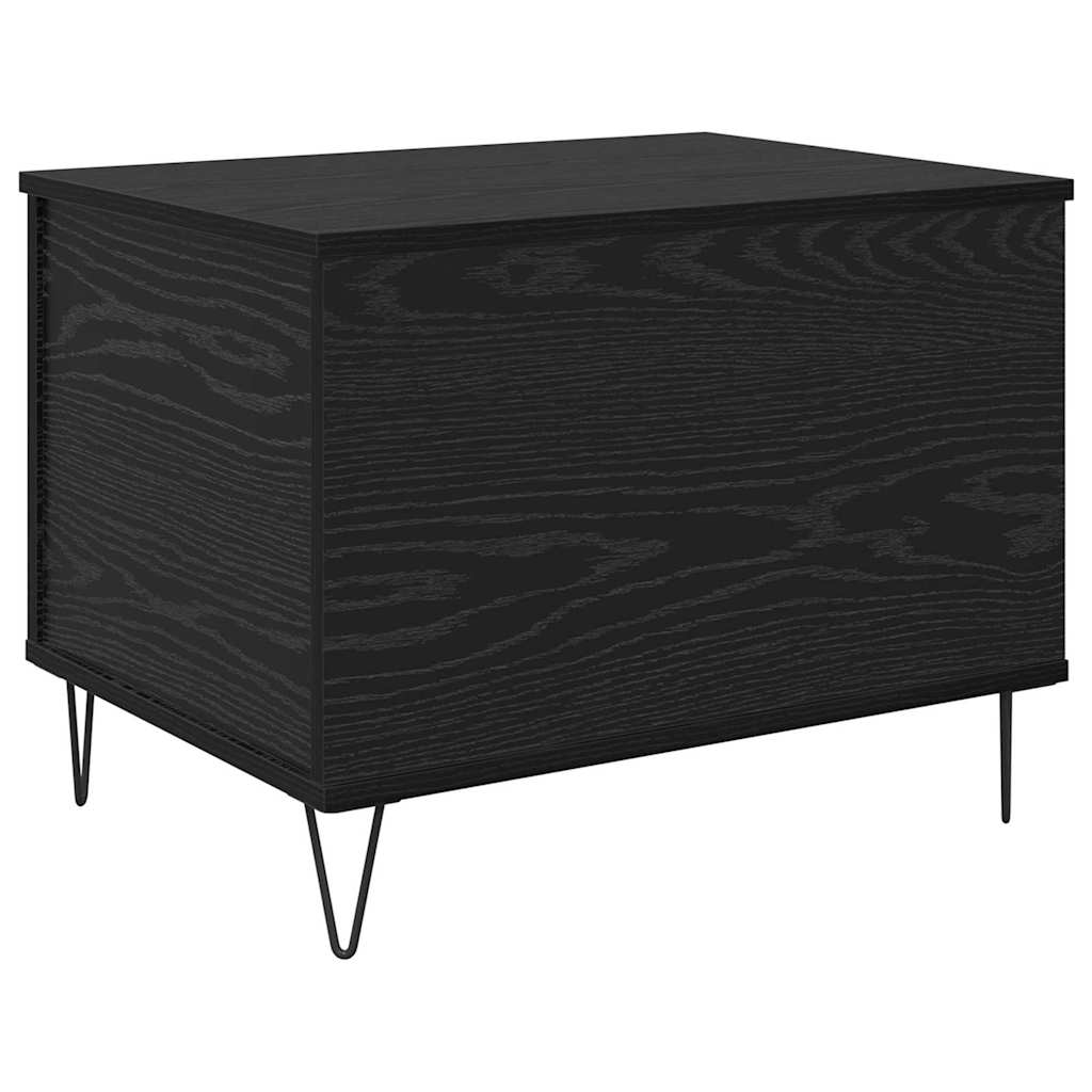 vidaXL Couchtisch Schwarz Eichen-Optik 60 x 44,5 x 45 cm Holzwerkstoff
