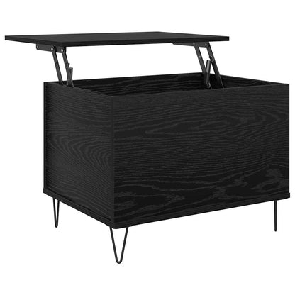vidaXL Couchtisch Schwarz Eichen-Optik 60 x 44,5 x 45 cm Holzwerkstoff