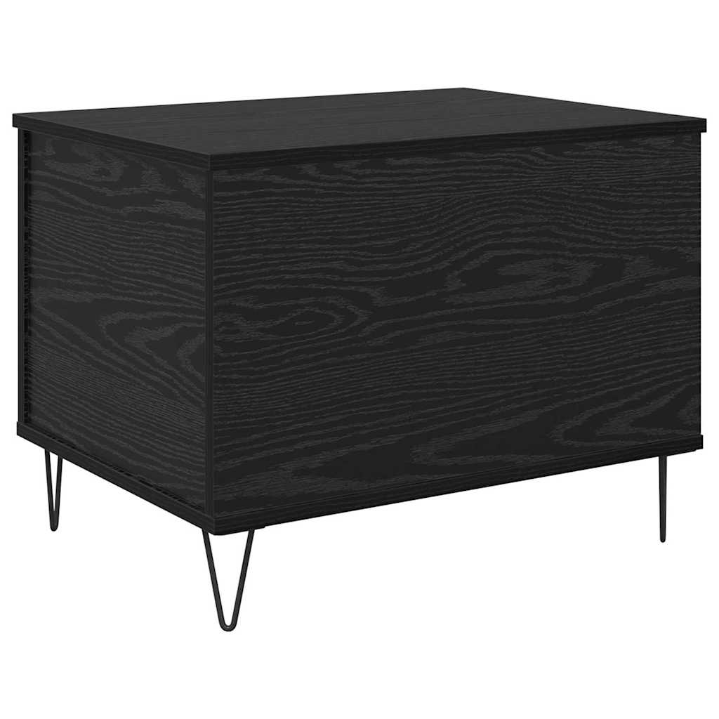 vidaXL Couchtisch Schwarz Eichen-Optik 60 x 44,5 x 45 cm Holzwerkstoff