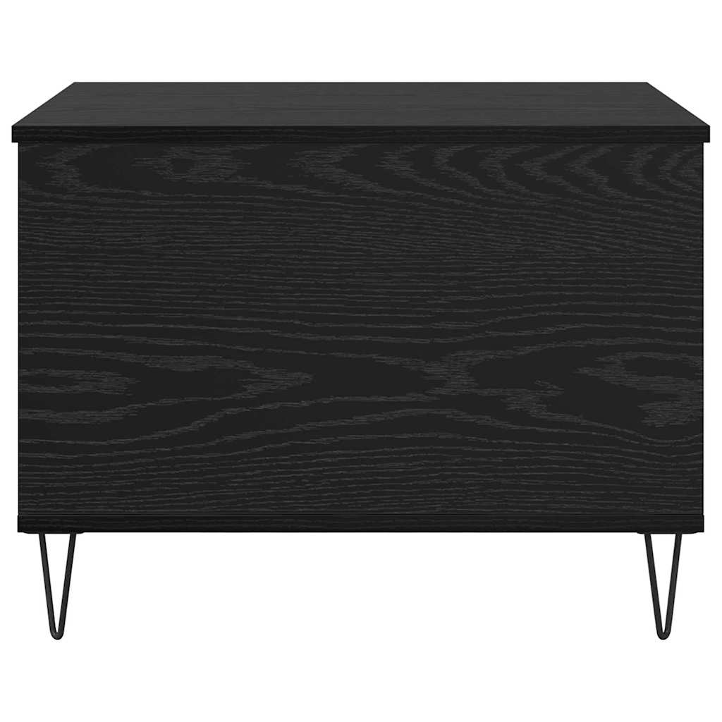 vidaXL Couchtisch Schwarz Eichen-Optik 60 x 44,5 x 45 cm Holzwerkstoff