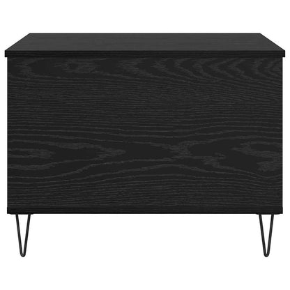 vidaXL Couchtisch Schwarz Eichen-Optik 60 x 44,5 x 45 cm Holzwerkstoff