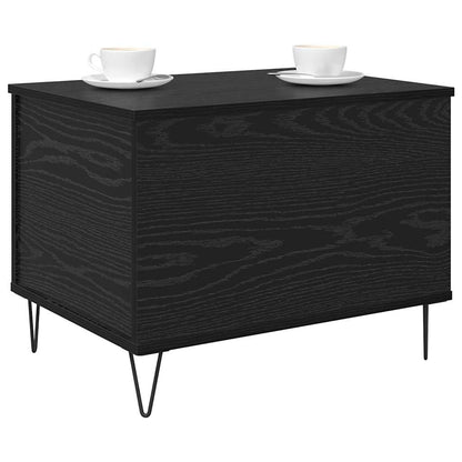 vidaXL Couchtisch Schwarz Eichen-Optik 60 x 44,5 x 45 cm Holzwerkstoff