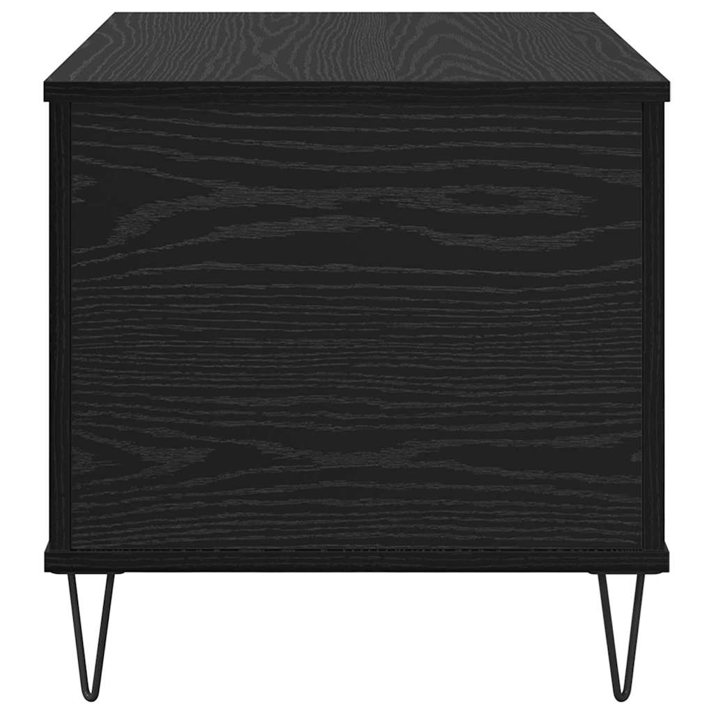 vidaXL Couchtisch Schwarz Eichen-Optik 60 x 44,5 x 45 cm Holzwerkstoff