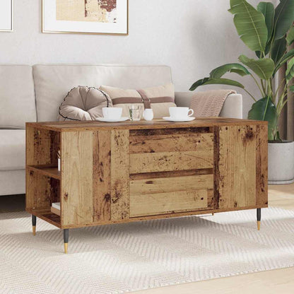 vidaXL Couchtisch Altholz 102 x 44,5 x 50 cm Holzwerkstoff