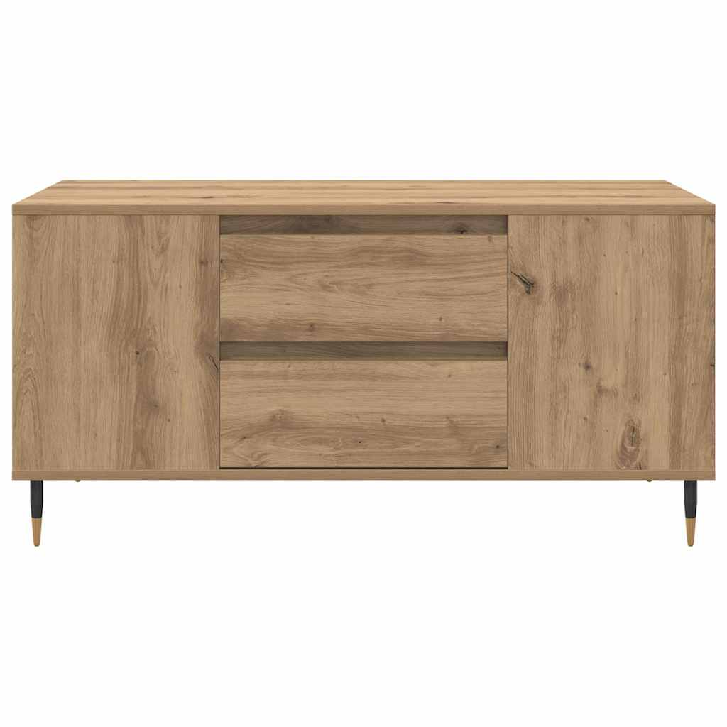 vidaXL Couchtisch Artisan-Eiche 102 x 44,5 x 50 cm Holzwerkstoff